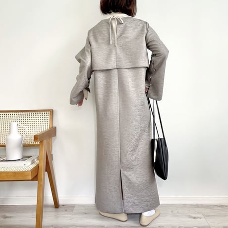 slit sleeve layered OP