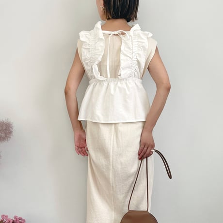 Gathered Frill Bustier