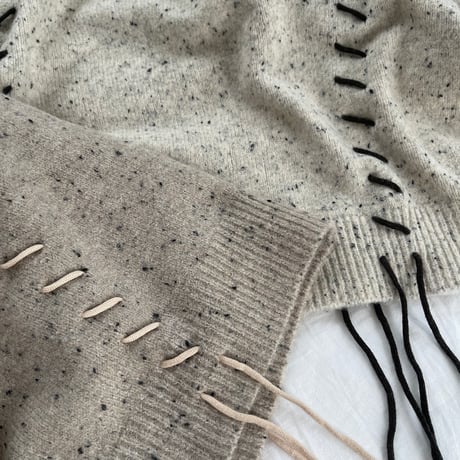 chocochip pattern knit