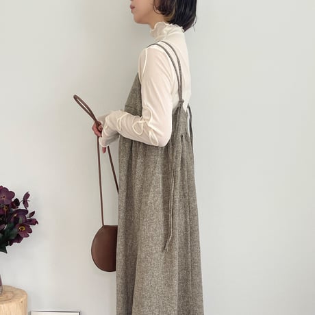 summer tweed cami OP