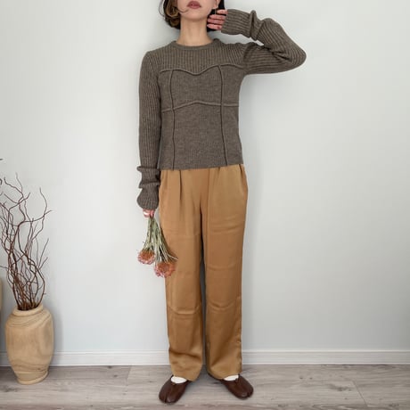 alpaca bustier docking pullover