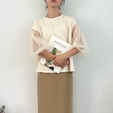 sheer volume sleeve TOPs