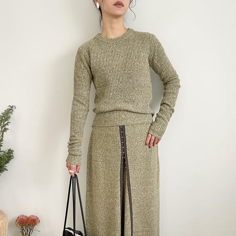 Hook knit Tops & cami set