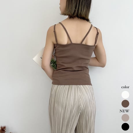 トップス meltthelady logo cross camisole トップス logo cross camisole meltthelady MELT THE LADY Logo