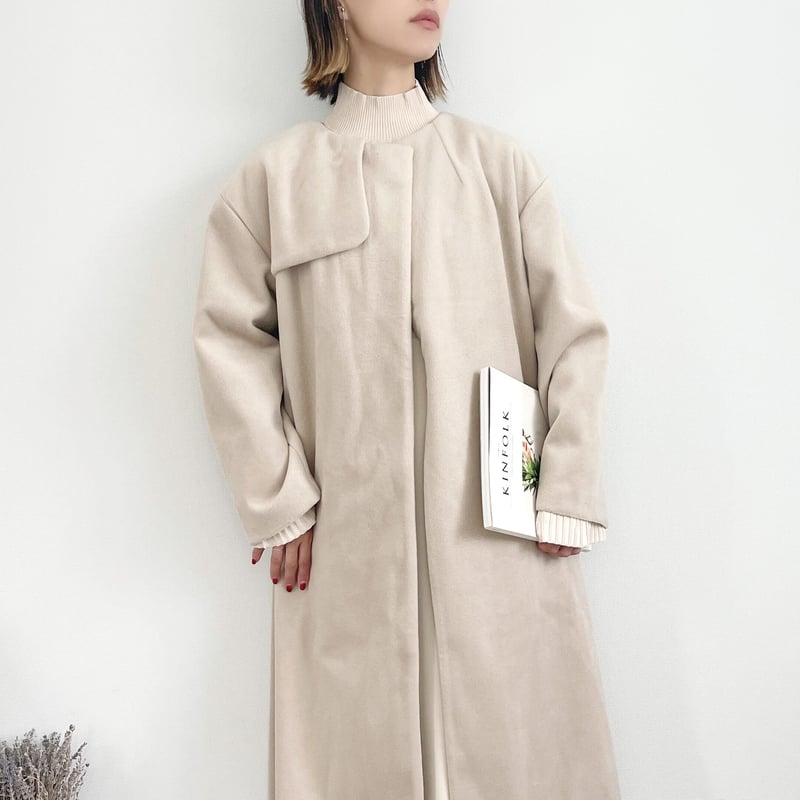 Asymmetry Long Coat | MëKLIM