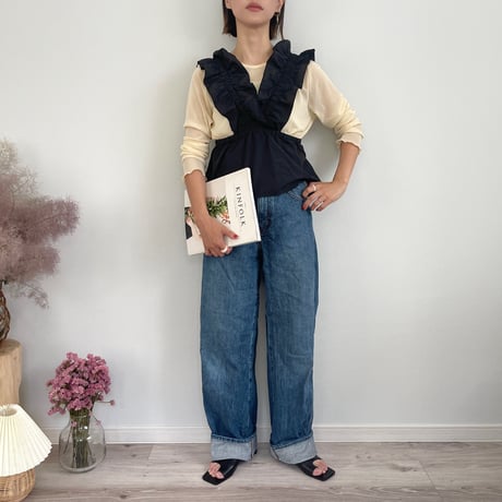 Gathered Frill Bustier