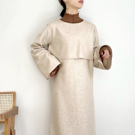 slit sleeve layered OP