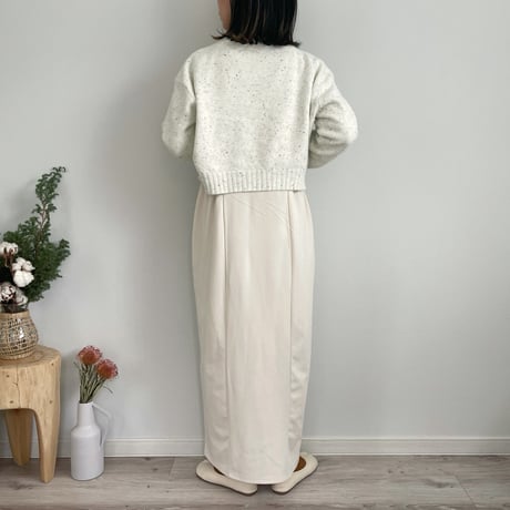 Highneck knit pullover