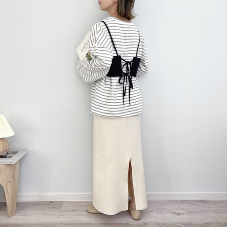Border Tee Pullover