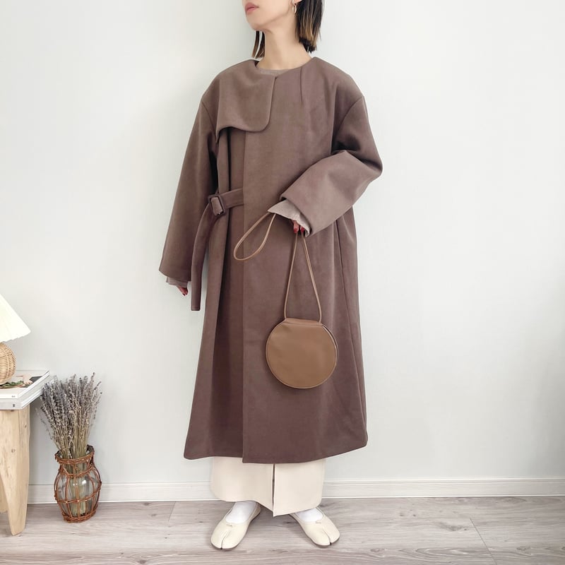 Asymmetry Long Coat | MëKLIM