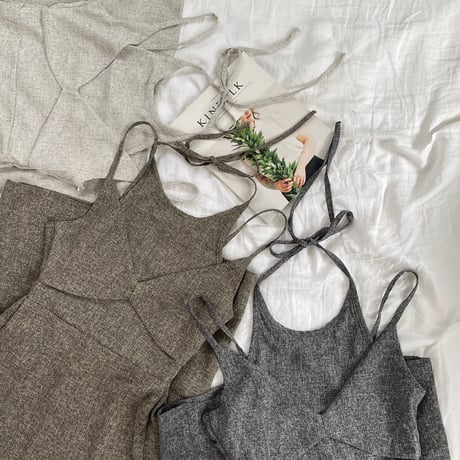 Halter neck summer tweed OP
