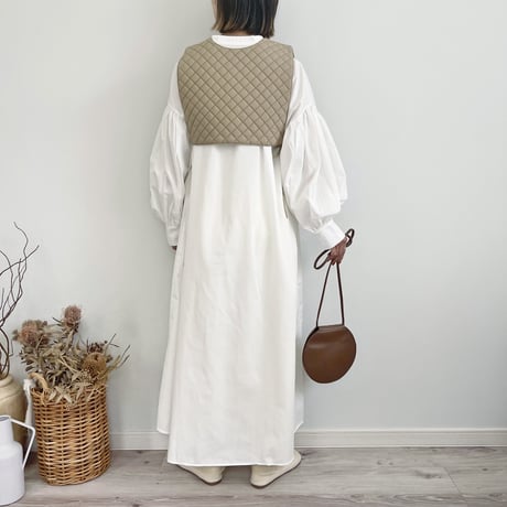 Collared Style 2WAY Quilt Vest