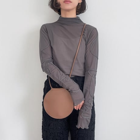 code stitch sheer pullover