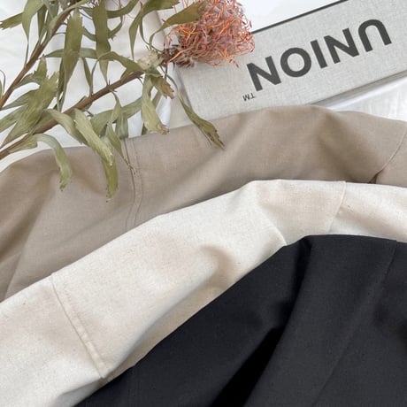 Linen like back cape OP
