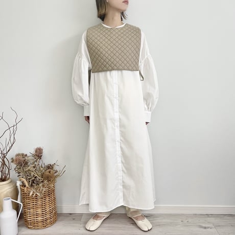 Collared Style 2WAY Quilt Vest