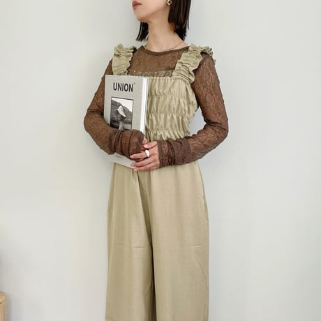 Heather Ester Shirred Salopette