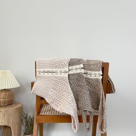 2WAY Linen Knit Bische
