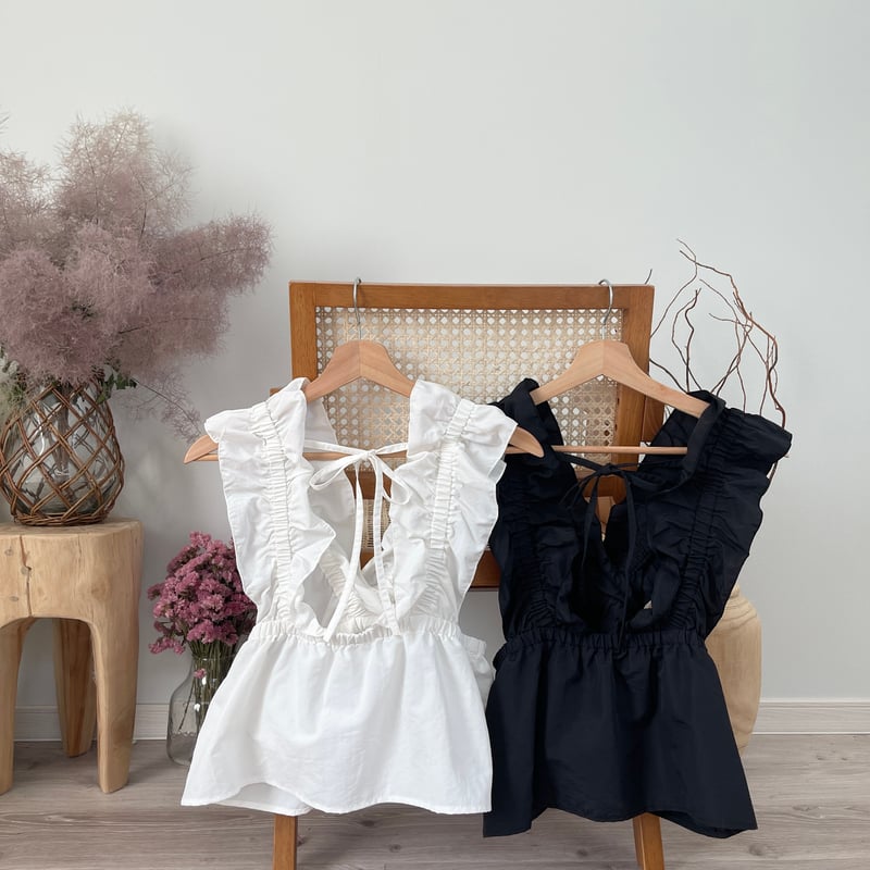 Gathered Frill Bustier | MëKLIM