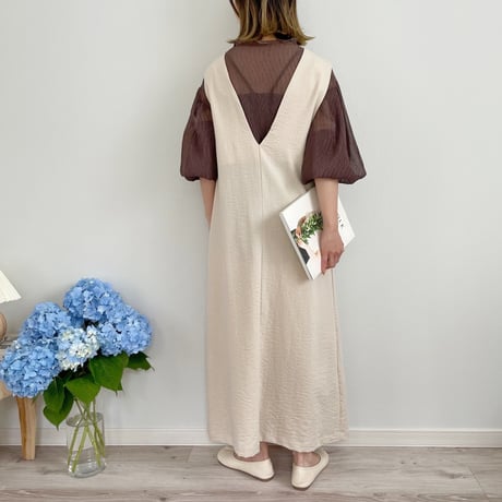 Linen touch 2WAY JSK