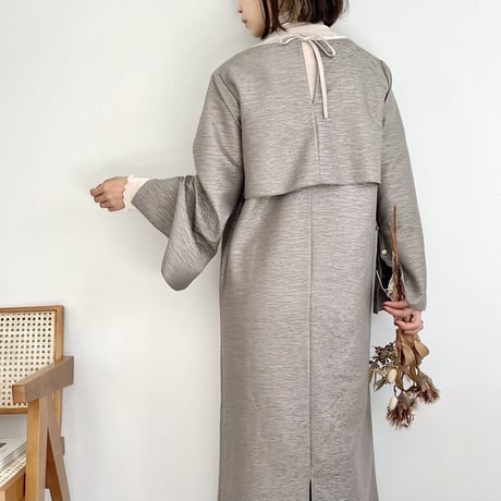 slit sleeve layered OP