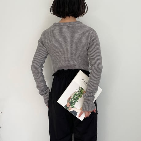 alpaca bustier docking pullover