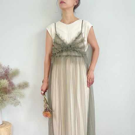 Sheer Tulle Camisole OP