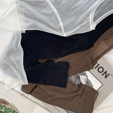 basic sheer Tops