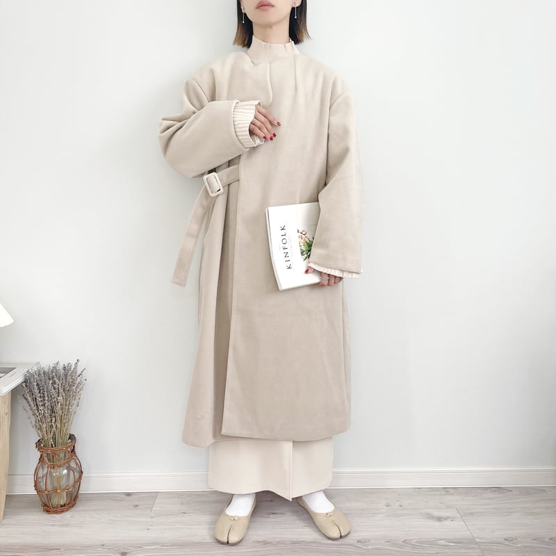 Asymmetry Long Coat | MëKLIM
