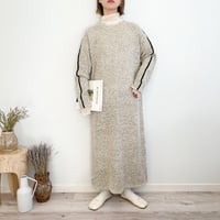 Boucle Colored Line Knit OP