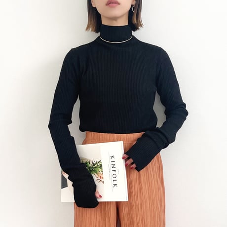 Rib Holed Pullover