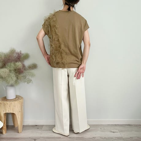 Compact Smooth Tulle Design Tops