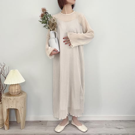 chiffon OP Set 〔Ivory〕