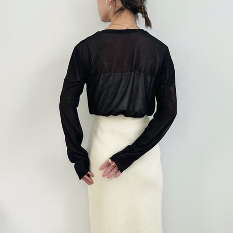 basic sheer Tops