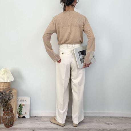 organdy cuffs TOPS