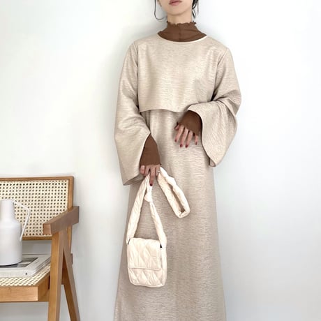 slit sleeve layered OP
