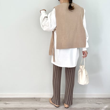 striped knit PT