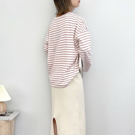 Border Tee Pullover