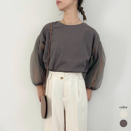 sheer volume sleeve TOPs