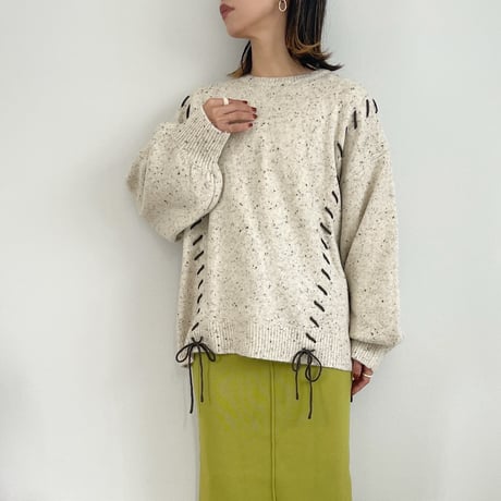 chocochip pattern knit