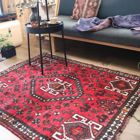 M様ご予約品【VR055】 Vintage Afghan Rug
