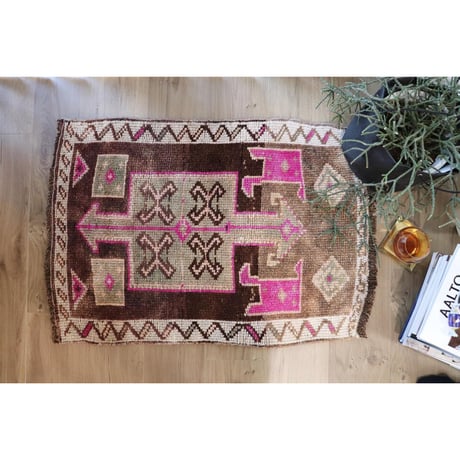 【VR054】﻿Vintage Turkish Rug