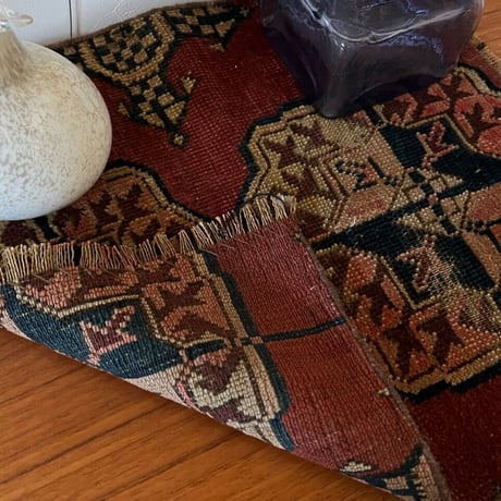 【VR319】 Vintage Turkmen rug