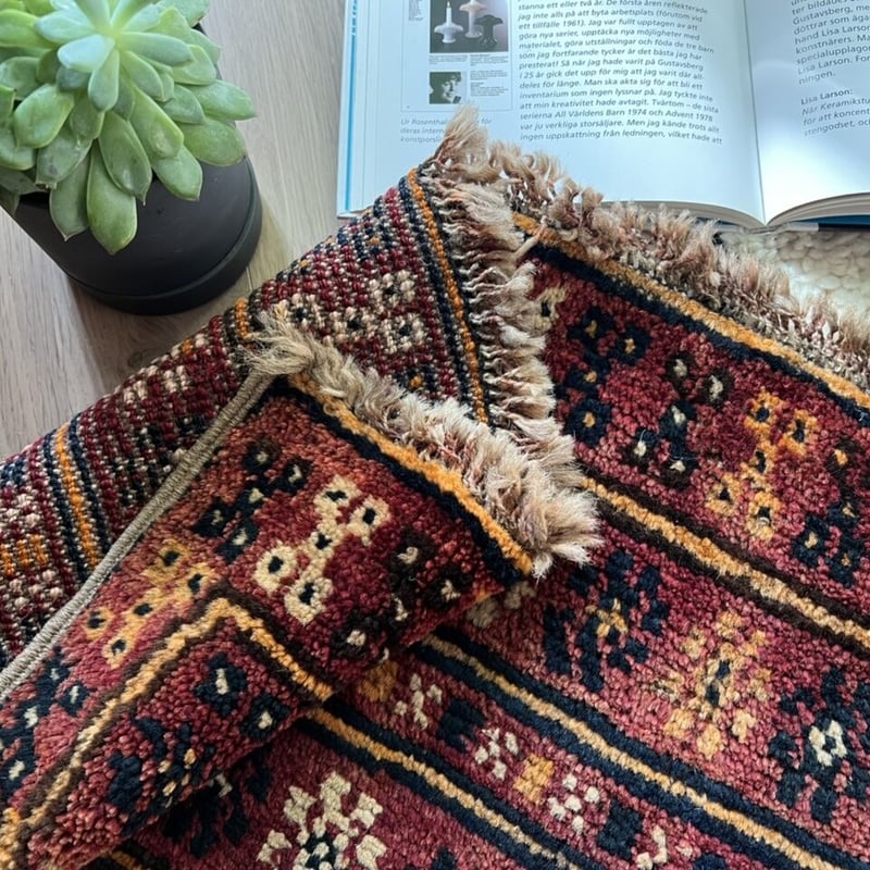 116×208 古民家に似合うVINTAG RUGです 2138-Vintage Turkmen rug | 手織りのヴィンテージラグ専門店 | Bahr