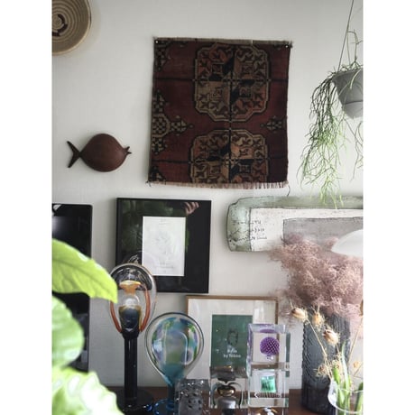 【VR319】 Vintage Turkmen rug