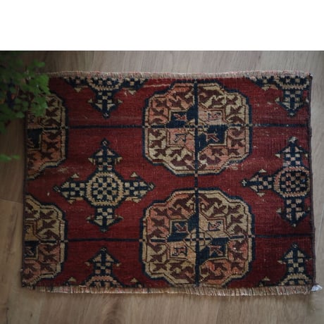 【VR319】 Vintage Turkmen rug