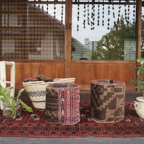 【VP051】 Afghan  Rug pot ②ベルクロ付き