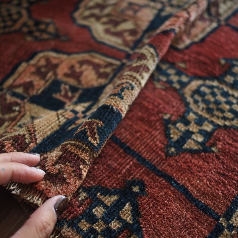 VR319】 Vintage Turkmen rug | Spin.