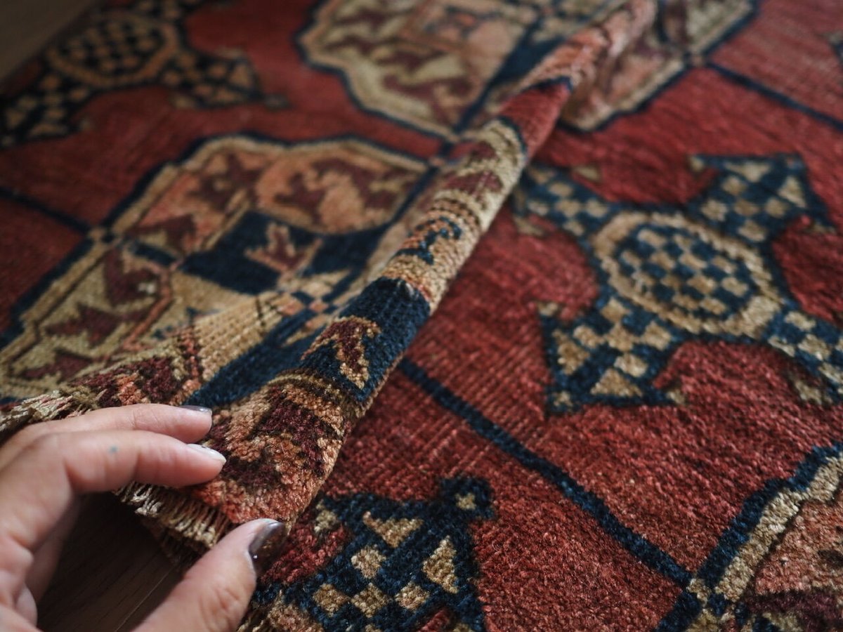 VR319】 Vintage Turkmen rug | Spin.