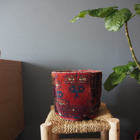 【VP052】 Afghan  Rug pot ⑥