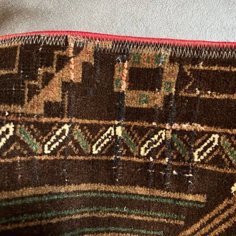 【VP051】 Afghan  Rug pot ②ベルクロ付き